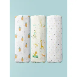 haus & kinder Set Of 3 Jungle Party Collection Swaddles-picture-40