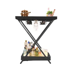 haus of bars by speedx Model J Steel Portable Bar Table In Matte Black Finish-picture-30