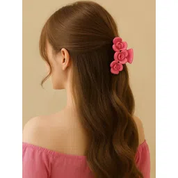 Haute Handles Women Rose Design Claw Clip-picture-13