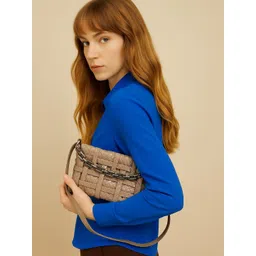 Haute Handles Women Textured Baguette Quilted Shoulder Bag-picture-15