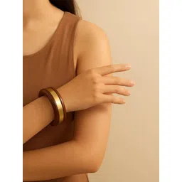 Haute Handles Wooden Two-Tone Bangle-picture-41