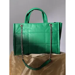 HAUTE SAUCE by Campus Sutra Quilted PU Water Resistant Handheld Bag-picture-11