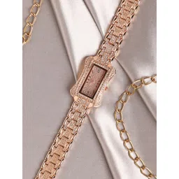 HAUTE SAUCE by  Campus Sutra Women Embellished Bracelet Style Straps Watch SS23_HSWC1111-picture-18