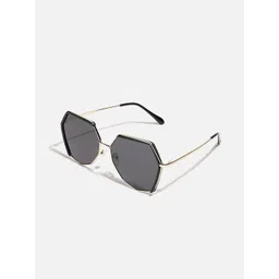 HAUTE SAUCE by  Campus Sutra Women Oversized Sunglasses With Polarised Lens AW24_HSSG1361 image 3