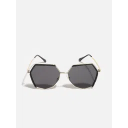 HAUTE SAUCE by  Campus Sutra Women Oversized Sunglasses With Polarised Lens AW24_HSSG1361 image 4
