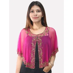 HAUTEMODA Women Button Shrug-picture-38