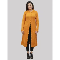 HAUTEMODA Women Long Sleeves Striped Woollen Sweaters-picture-11