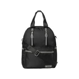 HauteSauce Black Solid Large Convertible Backpack-picture-48