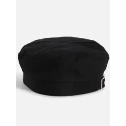 HauteSauce Black Textured Beret Cap-picture-19
