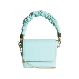 HauteSauce Blue Solid Small Handbag-picture-46