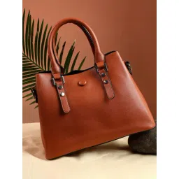 HauteSauce Brown Medium Handheld Handbag-picture-48