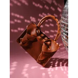 HauteSauce Brown Medium Leather Mini Handbag-picture-20