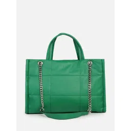 HauteSauce Green Quilted Medium Handheld Handbag image 3