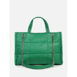 HauteSauce Green Quilted Medium Handheld Handbag image 5