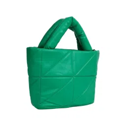 HauteSauce Green Quilted Small Handbag image 5