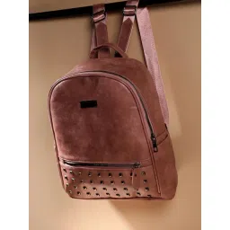 HauteSauce Nude Pink Large Leather Backpack-picture-32