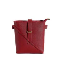 HauteSauce Red Solid Small Sling Handbag-picture-40