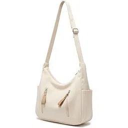 haveglam Trendy Canvas Tote Shoulder Bag for Women | Adjustable Strap Handbag | Stylish Daily Use Hobo Bag for Girls with Multi Pockets-picture-12