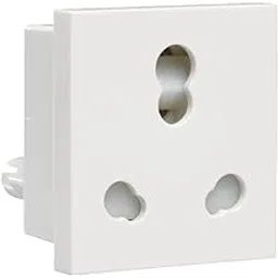 Havells Crabtree Athena 6A-16A Three Pin Combined Shutter Socket (White) Pack of 6-picture-18
