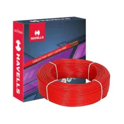 Havells Life Shield 2.5 Sqmm Single Core Red HFFR Copper Conductor Unsheathed Flexible Industrial Cable , WHFFZNRL12X57, Length: 180 m-picture-31