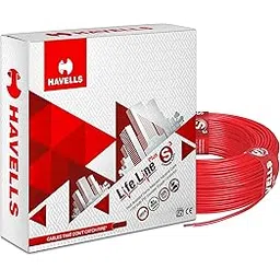 Havells Lifeline Cable WHFFDNRA12X5 2.5 sqmm Wire (Red, 90m)-picture-14