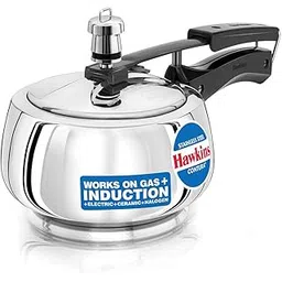 Hawkins 1.5 Litre Stainless Steel Contura Pressure Cooker, Inner Lid Induction Baby Cooker, Silver (SSC15)-picture-14