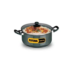 Hawkins Black & Transparent Hard Anodised 26.1 cm Non-Stick Stew Pot (5 L) - Set of 1-picture-39