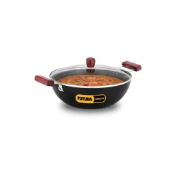 Hawkins Black Hard Anodised 30.4 cm Non-Stick Kadai With Lid (5 L) - Set of 1-picture-21
