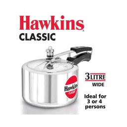Hawkins Classic Silver Wide Pressure Cooker (3 L) - Set of 1-picture-13