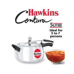 Hawkins Contura Silver 5 L Pressure Cooker - Set of 1-picture-27