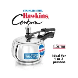 Hawkins Contura Stainless Steel Silver 1.5 L Pressure Cooker - Set of 1-picture-13