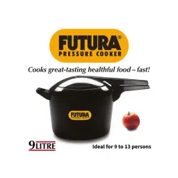 hawkins Futura Black Hard Anodized 9 L Pressure Cooker - Set of 1-picture-23