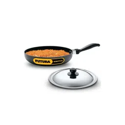 Hawkins Futura Nonstick Frying with Rounded Sides Fry Pan 24 cm diameter with Lid 1 L capacity-picture-31