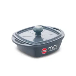 Hawkins Grey Aluminium Square Series Die-Cast Mini Casserole With Lid (Mcsg75) (0.75 L)-picture-24