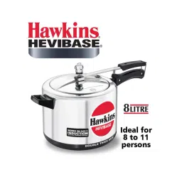 Hawkins Hevibase Silver Aluminium 8 L Pressure Cooker - Set of 1-picture-45