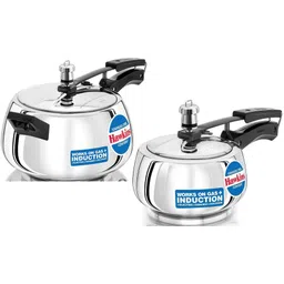 hawkins Stainless Steel Contura Pressure Cooker 5 Litres & Stainless Steel Contura Pressure Cooker 1.5 Litres 5 L, 1.5 L Induction Bottom Pressure Cooker-picture-19