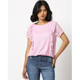 hawt Women Lace Regular Fit Top-picture-49