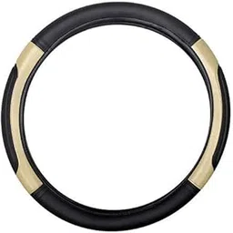 Hayberg Highly Quality Black and Beige Car Steering Cover for TATA Indigo CS-picture-22