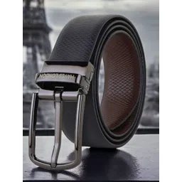 Hayes London Men Textured Leather Reversible Formal Belt-picture-39