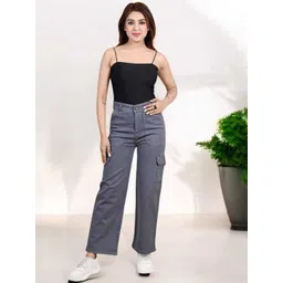 Hayler Women Stretchable Cargo Styles Jeans image 2