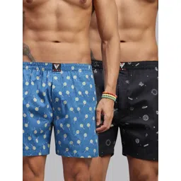HAYU Pack Of 2 Printed Cotton Boxers image 5