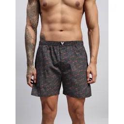 HAYU Pack of 2 Printed Super Combed Cotton Boxers-picture-16