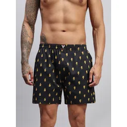 HAYU Pack of 2 Printed Super Combed Cotton Boxers-picture-18