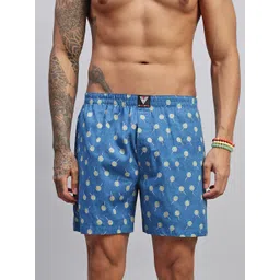 HAYU Pack of 2 Printed Super Combed Cotton Boxers-picture-22