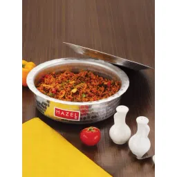 HAZEL Aluminium Langdi Patila Pot With Lid Hammered Finish Round Bottom Boiling Tope, 25 cm, 2100 ML-picture-38
