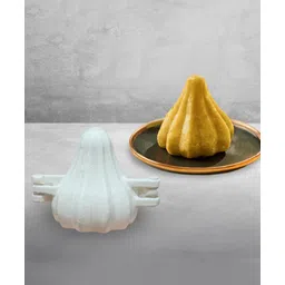 HAZEL Aluminium Modak Maker Mould | Big Size Modak Mould for Ganpati Festival | Ukadiche Modak Sacha-picture-18