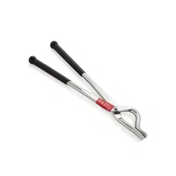 HAZEL Black Stainless Steel Single-Sided Pakad Tong-picture-36