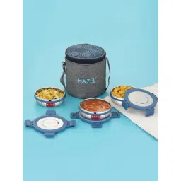 HAZEL Hercules Stainless Steel Lunch Boxes Set with Bag - Set of 3-picture-40