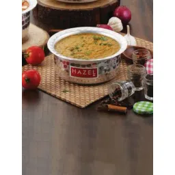 HAZEL Silver Aluminium Tope or Bhagona with Lid (3900 ML) image 2