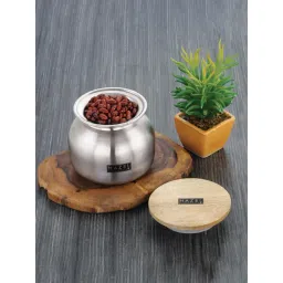 HAZEL Silver Stainless Steel Container with Lid-picture-20